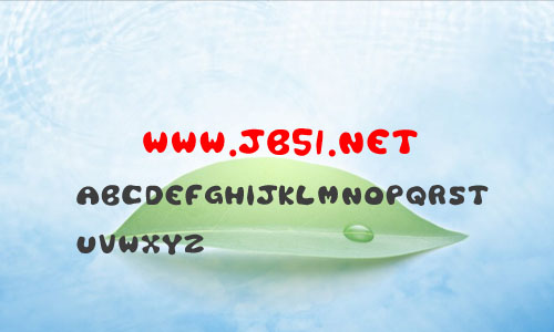 plastic tomato字体 英文字体 卡通可爱字体