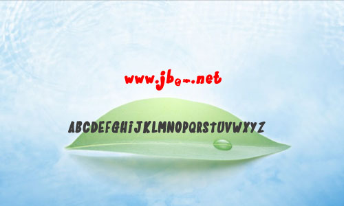 gloogun字体 英文字体 卡通可爱字体