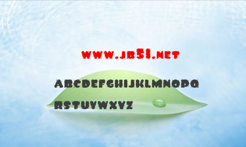 spilt ink字体 英文字体 卡通可爱字体