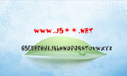 glutton man字体 英文字体 卡通可爱字体