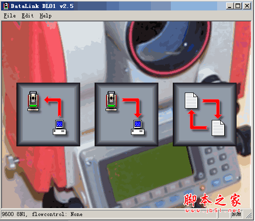 宾得全站仪数据传输软件 v2.5 中文绿色免费版