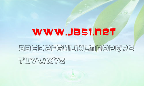 baveuse字体 英文字体 卡通可爱字体