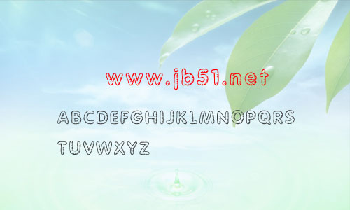 glimstick字体 英文字体 卡通可爱字体