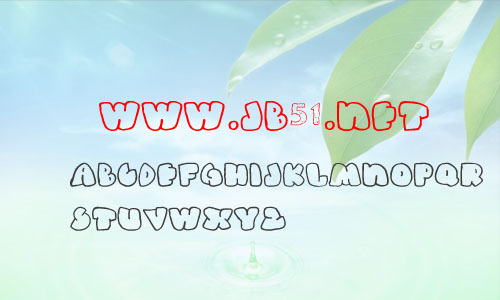 gas huffer phat字体 英文字体 卡通可爱字体