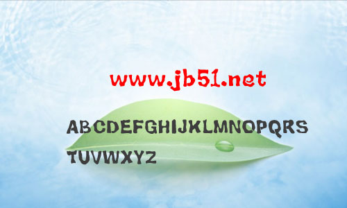 backsplatter字体 英文字体 卡通可爱字体