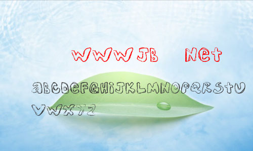 one lousy bottom字体 英文字体 卡通可爱字体