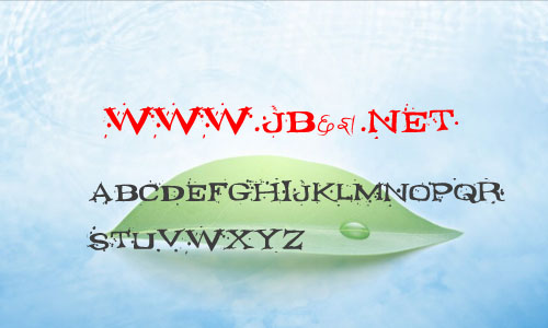 fontocide字体 英文字体 卡通可爱字体