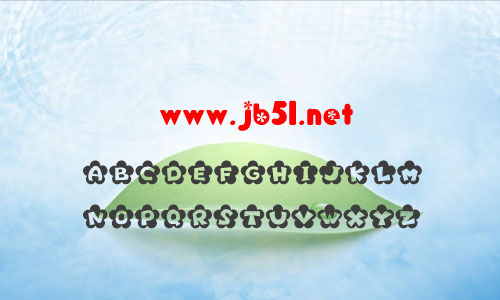 flowerchild字体 英文字体 卡通可爱字体