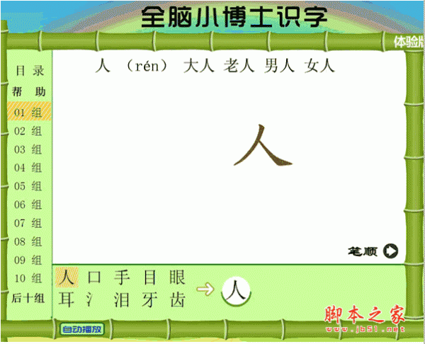 全脑小博士识字软件 v5.0 中文绿色免费版