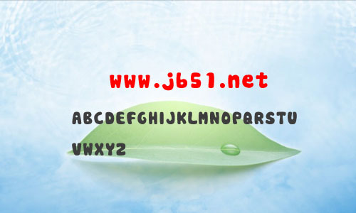 Cookies字体 英文字体 动漫字体