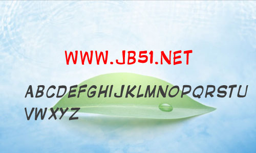 gnatfont字体 英文字体 动漫字体