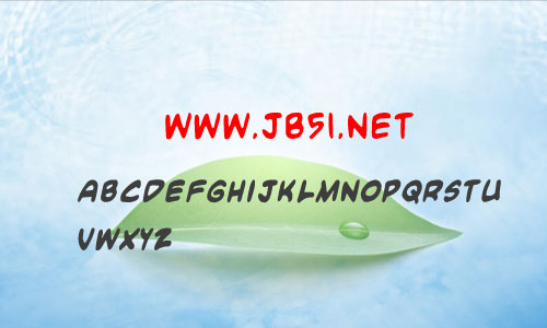 blambot custom字体 英文字体 动漫字体