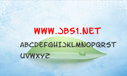 letter o matic字体 英文字体 动漫字体