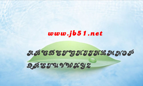 Groovy/banana split字体 英文字体 常规字体