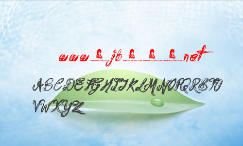 Messy Script字体 英文字体