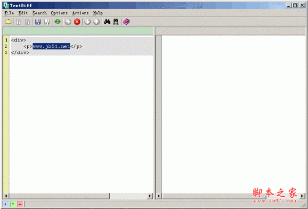 文本比较工具(TextDiff) v4.6 英文绿色免费版