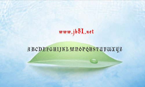 DecadentaFrax字体 英文字体