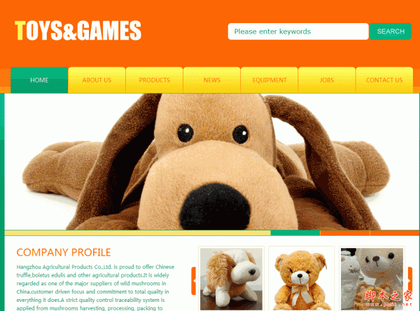 php玩具公司网站源码(英文版) v1.0 
