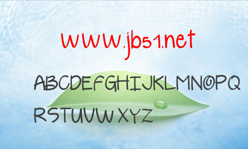 Yelly字体 英文字体