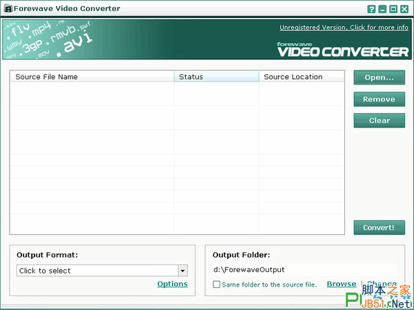 Forewave视频转换器 v3.0 英文官方安装版