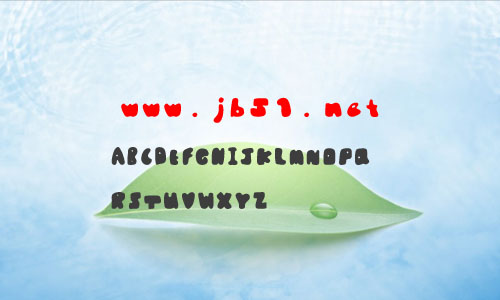 Pourquoi字体 卡通可爱英文字体