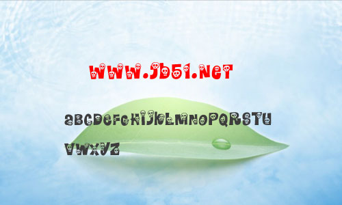 Calaveras字体 骷髅恐怖英文字体