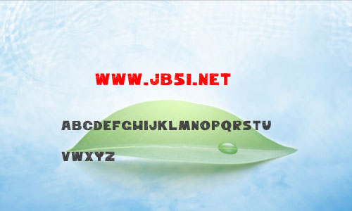 The Perfect Wave字体 创意条纹英文字体