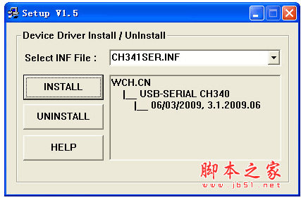 ch341ser驱动程序 ch341serUSB转串口WDM&VXD