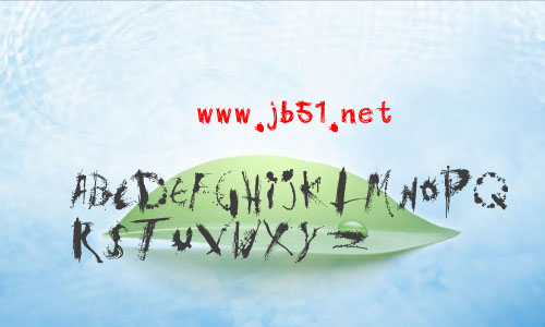 Dex's Jobs字体 水墨英文字体