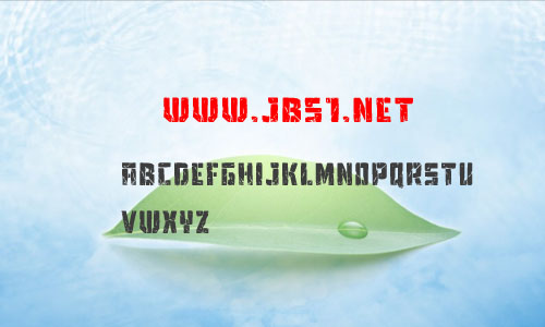 Tower Ruins字体 墨迹斑点英文字体