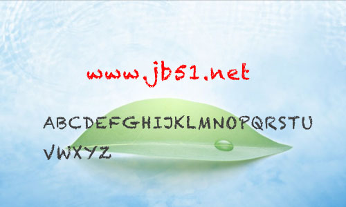 Chalkduster字体 喷墨涂鸦英文字体