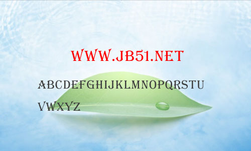 AlgerianBasD字体 英文字体