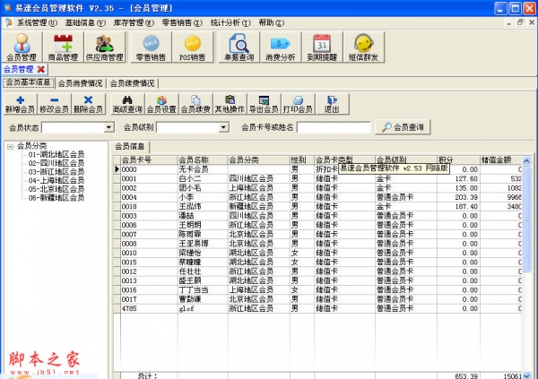 易速会员管理软件(商业销售管理) v2.54 SQL网络安装版