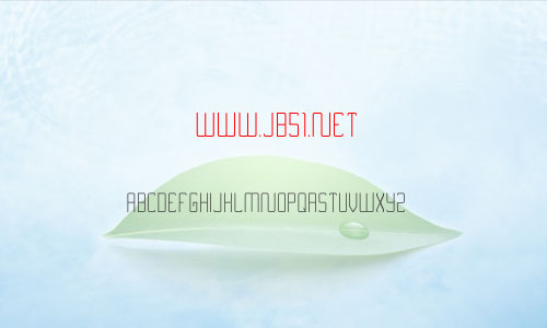 Nimiran字体 线条英文字体