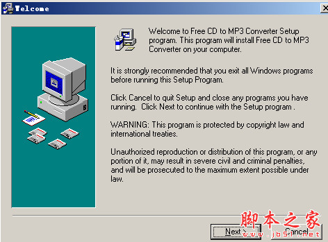 Free CD to MP3 Converter v4.9 将CD音轨提取压缩成MP3 英文安装版