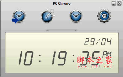 PC Chrono(多功能桌面时钟工具) v1.1.0.6 绿色汉化版