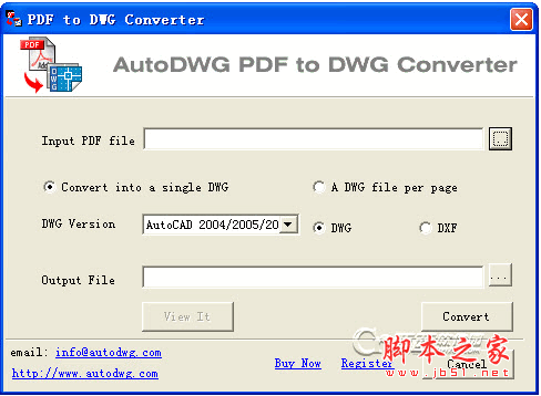 PDF转dwg(AutoDWG PDF to DWG Converter) v3.0 官方安装版(附注