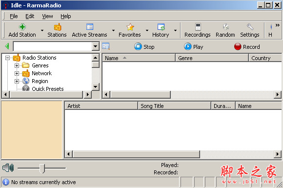 RarmaRadio Pro(专业版) 2.69 中文绿色便携版 多功能在线电台收听和录制软件