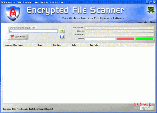 Encrypted File Scanner( 加密文件扫描工具) v1.6 英文绿色版 