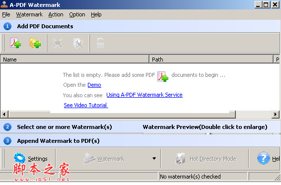 A-PDF Watermark(PDF水印工具) 4.7.6 绿色便携版
