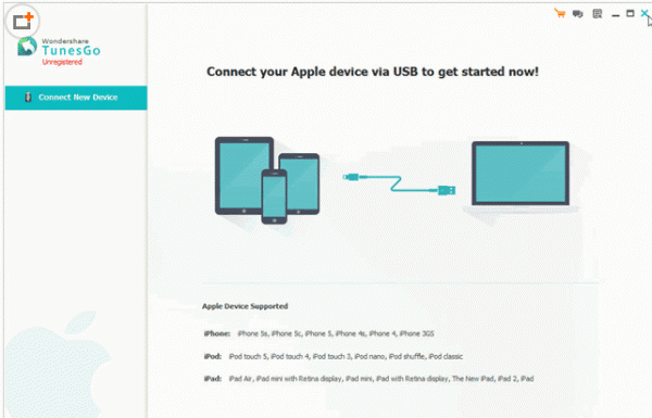 ios传输文件工具(Wondershare TunesGo) v4.6.4.0 官方特别安装版