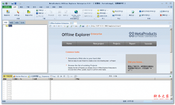 Offline Explorer Enterprise(离线浏览器) V6.9.4156 中文绿色特别版