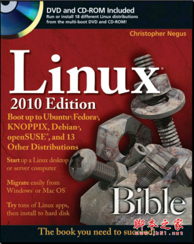 Linux宝典2010版(Wiley Linux Bible 2010 Edition) 英文版 PDF扫描版[8MB]