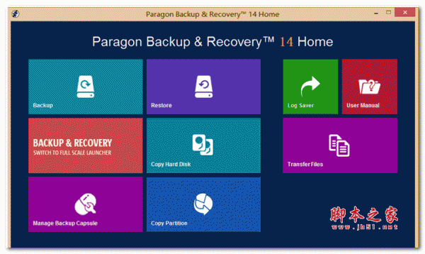 Paragon Backup and Recovery 14 Home(数据备份恢复软件) v10 特别版 64位
