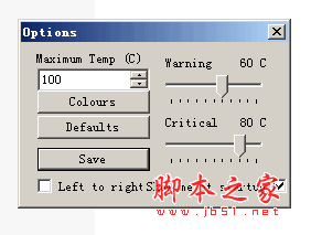 电脑温度检测工具(Temperature Taskbar) v1.0 英文绿色免费版