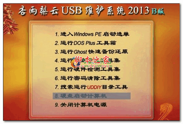 杏雨梨云USB维护系统 2013-B 版
