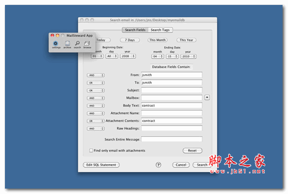MailSteward 邮件检索工具 Mac版 V13.4 官方版
