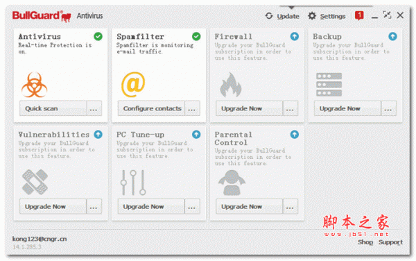 BullGuard AntiVirus(BullGuard杀毒软件) v14.1.258.3 多语官方安装版(32位+64位) 