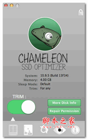 SSD 硬盘优化(Chameleon SSD Optimizer) for MAC v10.9.5 官方版