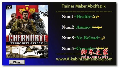 切尔诺贝利恐怖袭击修改器 +4 绿色版